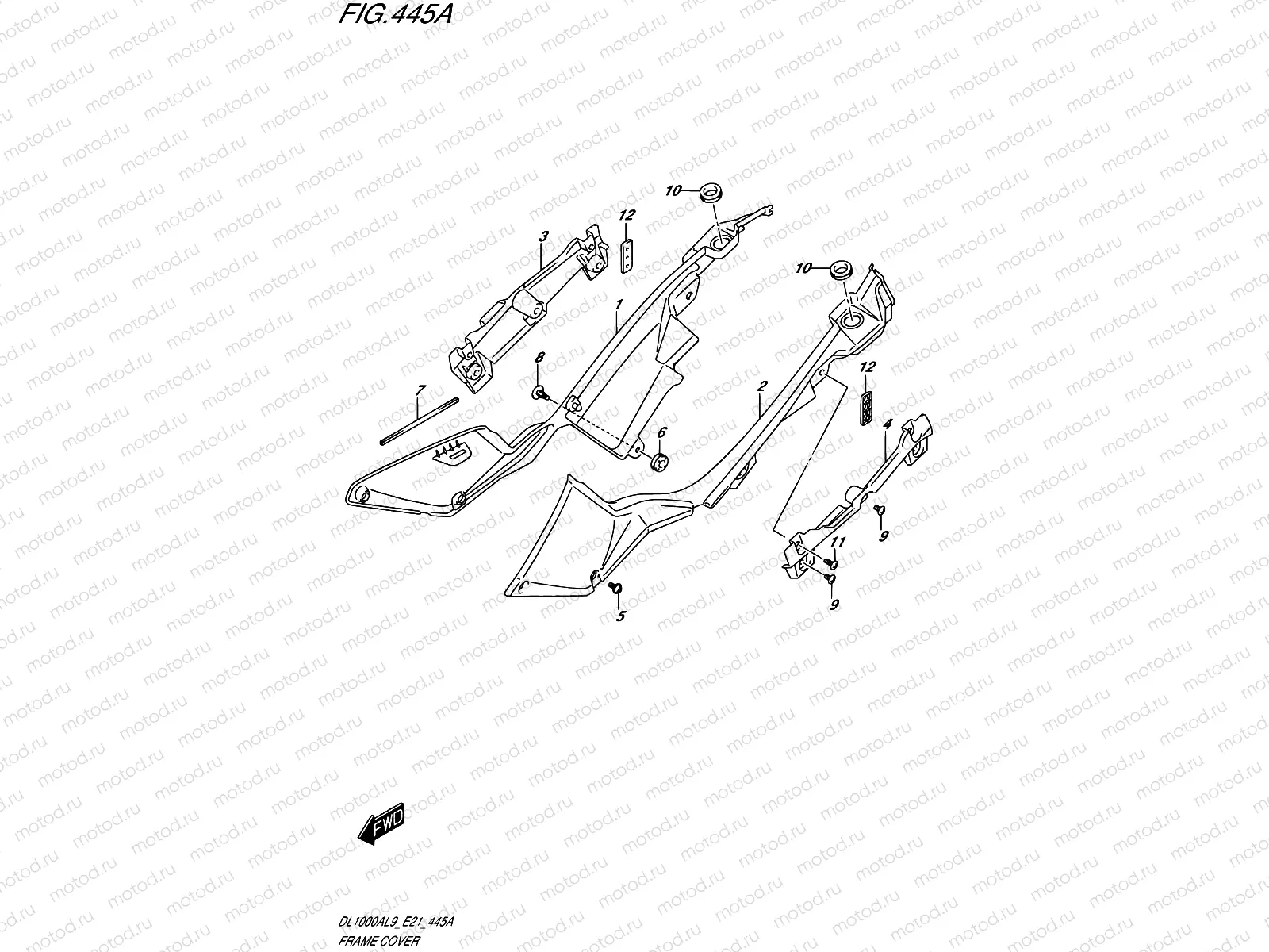 445A - FRAME COVER