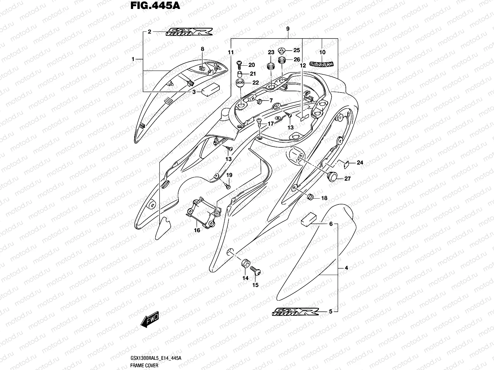 445A - FRAME COVER