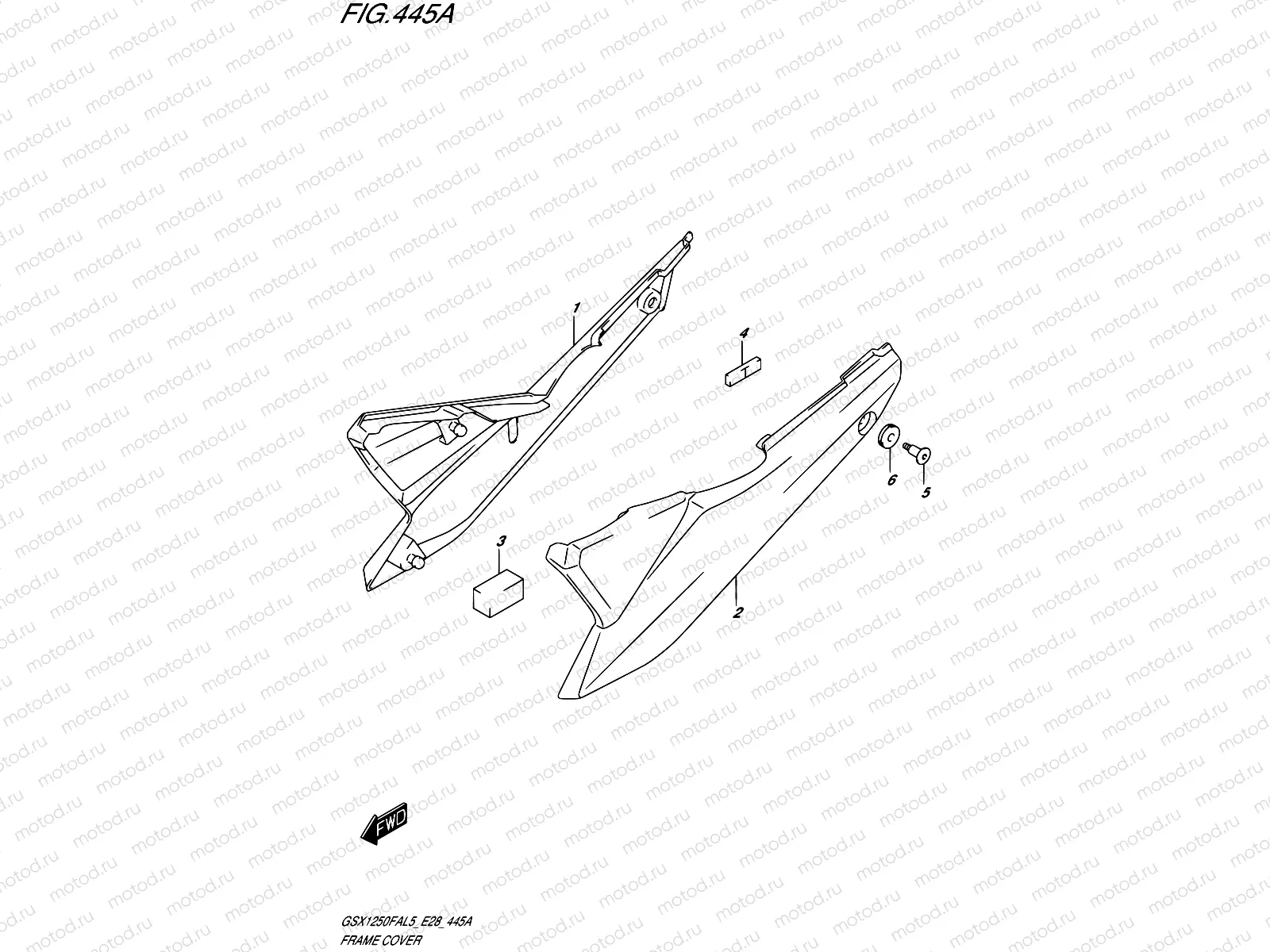 445A - FRAME COVER