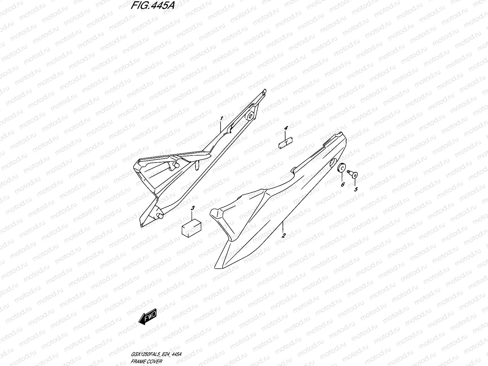 445A - FRAME COVER
