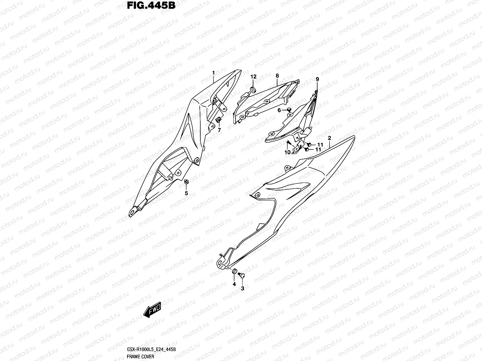 445B - FRAME COVER (ARB,AR4)