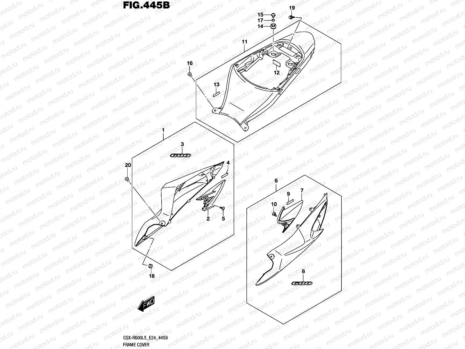 445B - FRAME COVER (ARD)