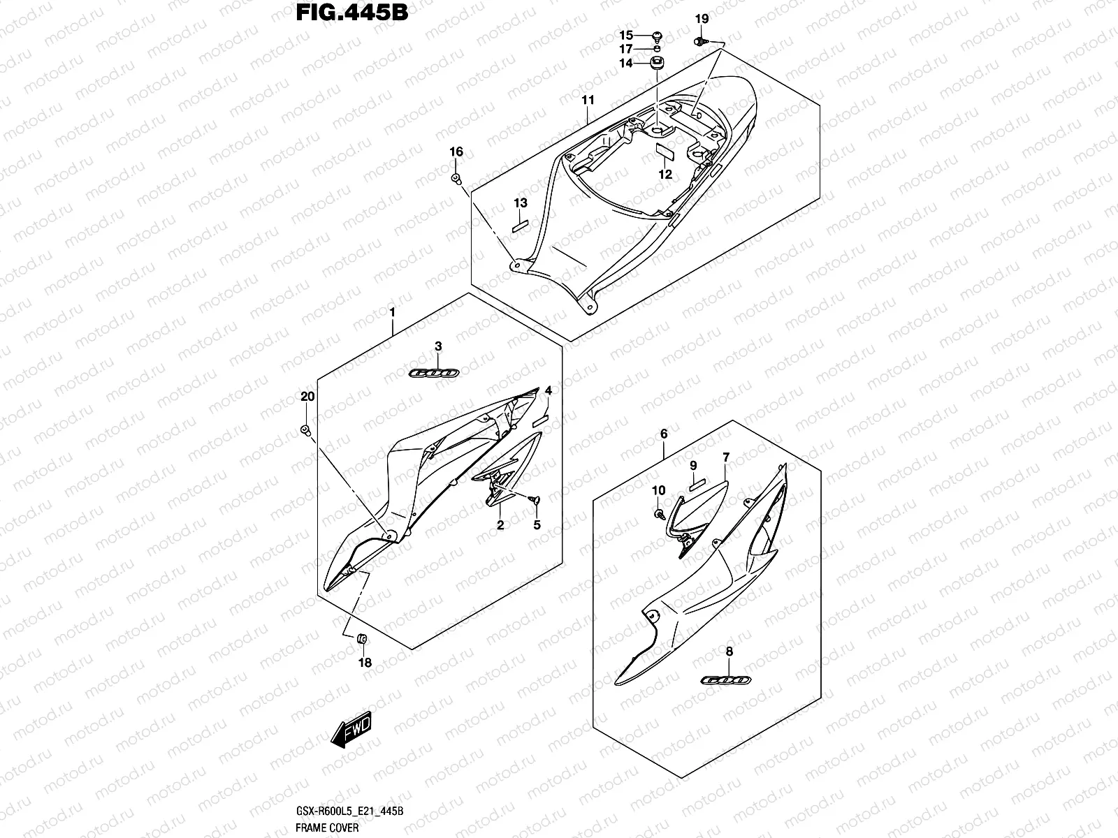 445B - FRAME COVER (ARD)