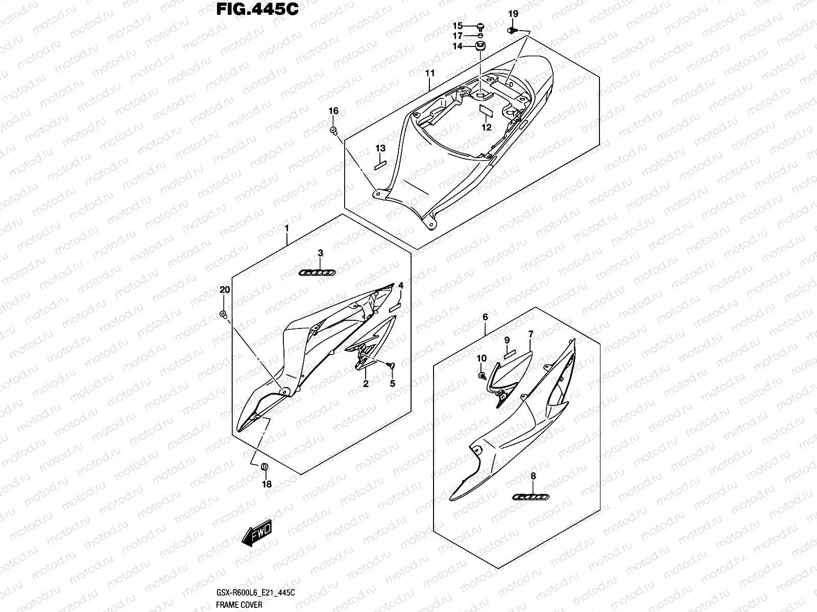 445C - FRAME COVER (ARB)
