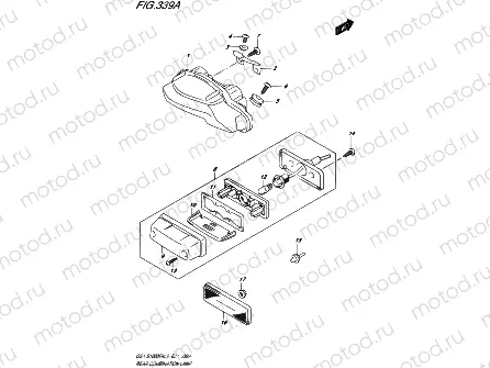 445C - FRAME COVER (GSX-S1000FZAL9 E21)