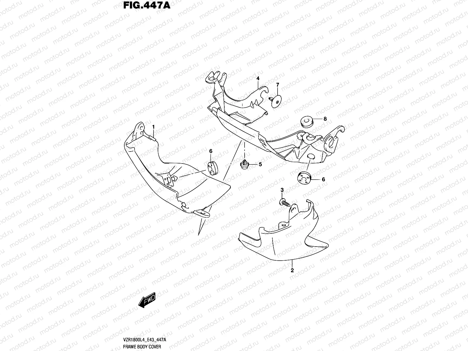 447A - FRAME BODY COVER