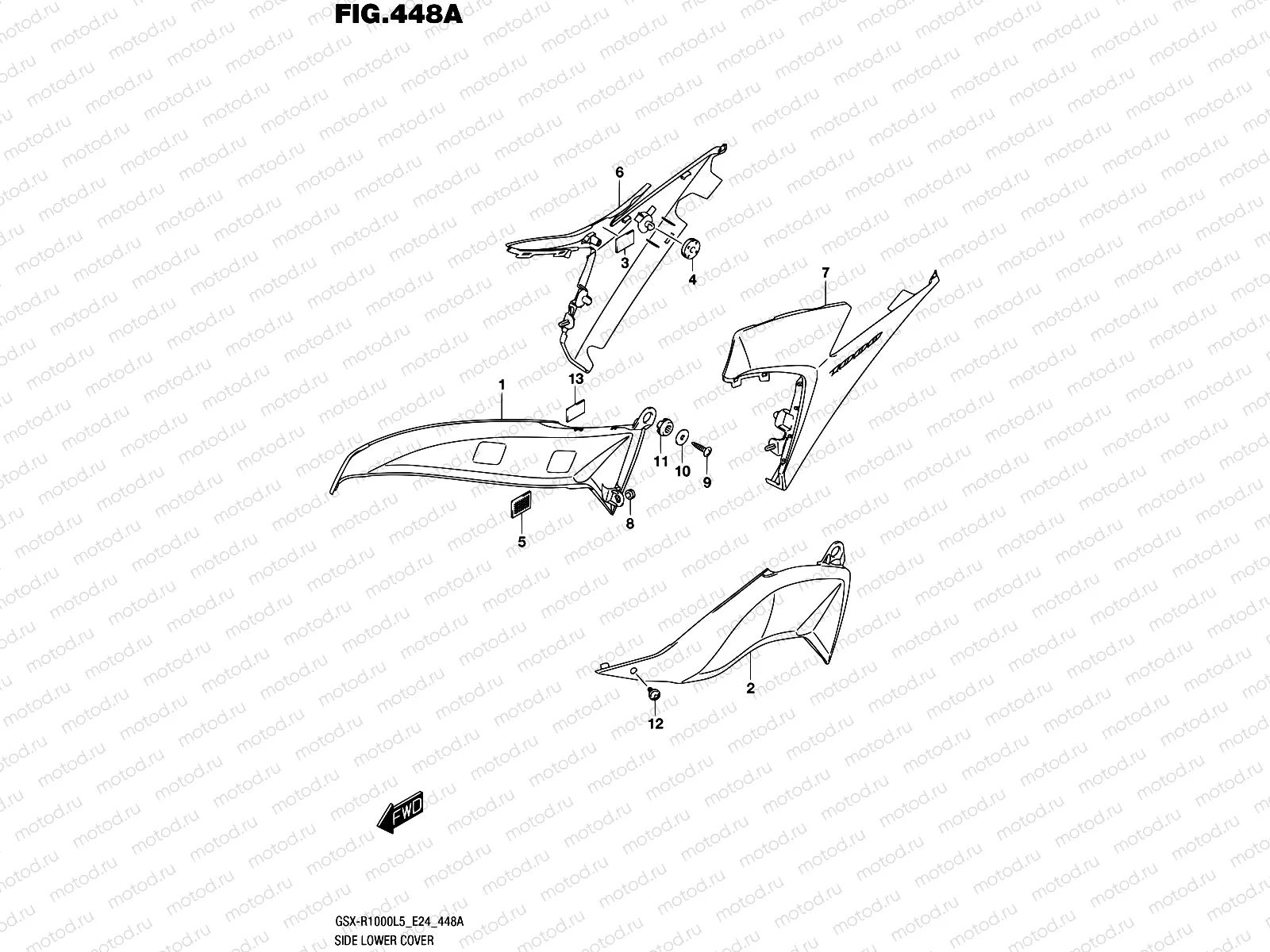 448A - SIDE LOWER COVER