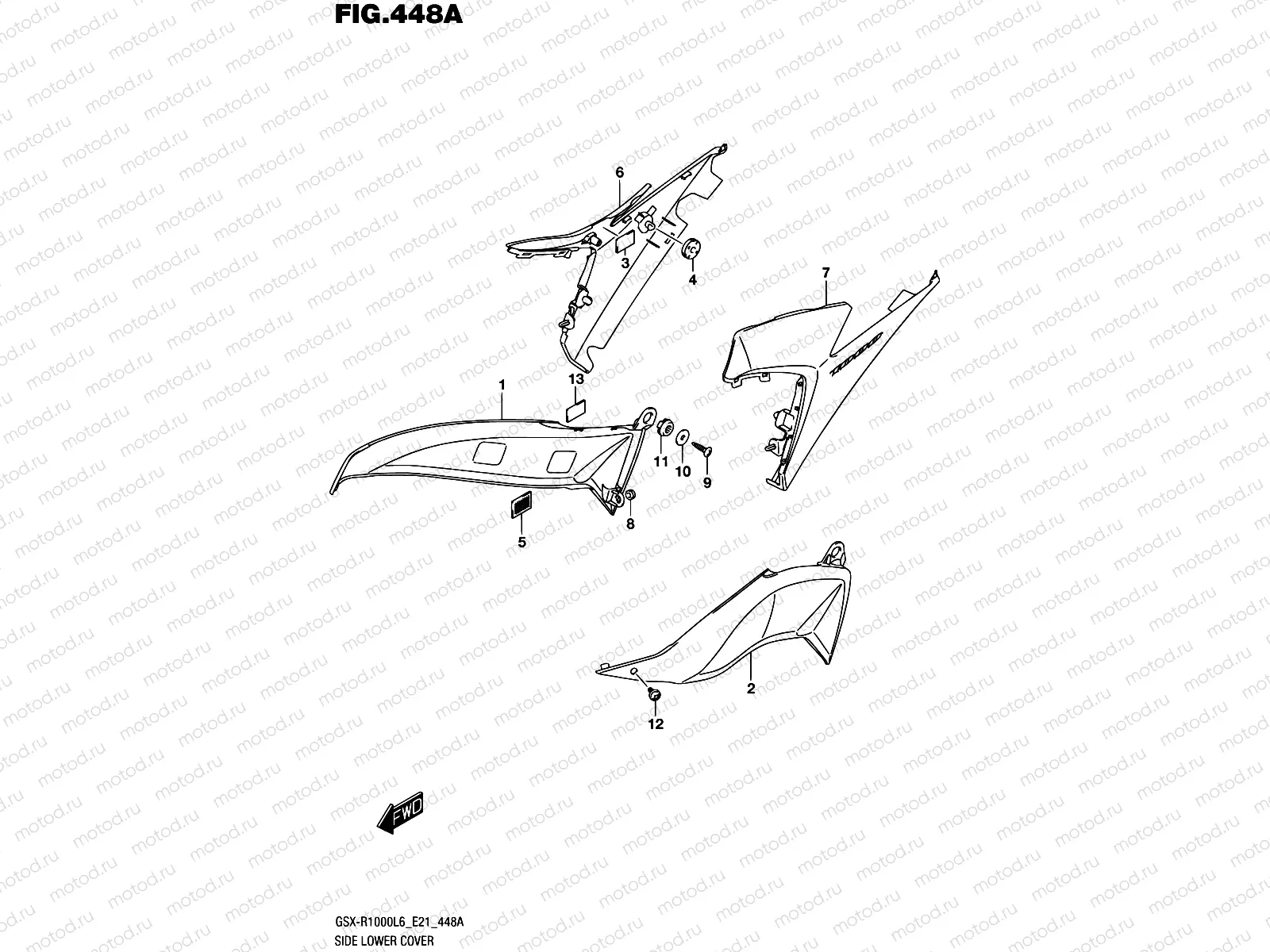448A - SIDE LOWER COVER