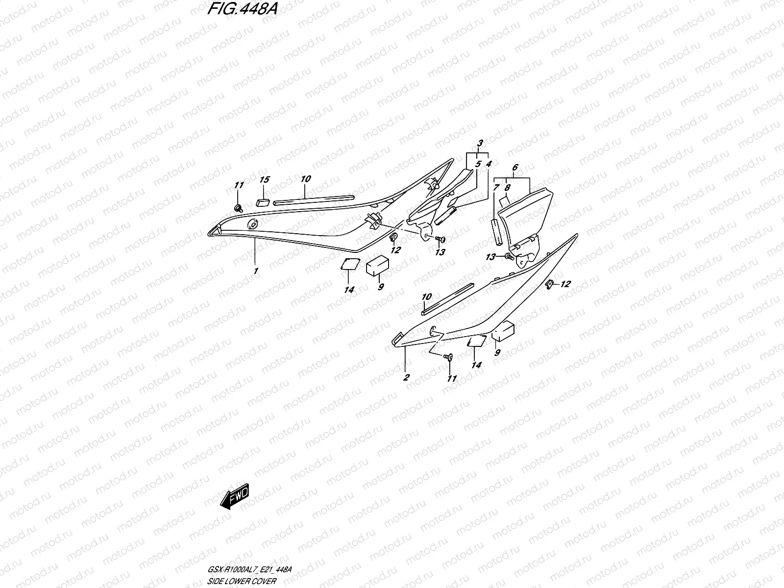448A - SIDE LOWER COVER