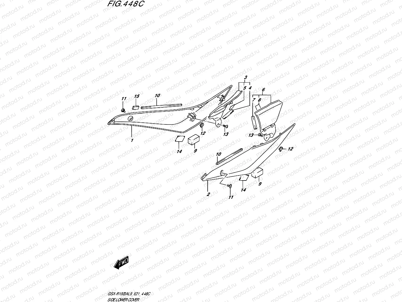 448C - SIDE LOWER COVER