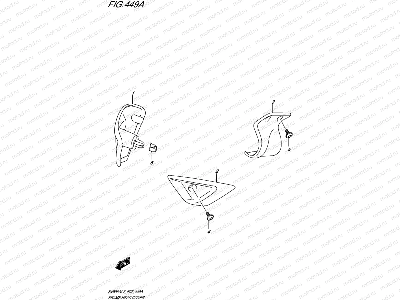 449A - FRAME HEAD COVER