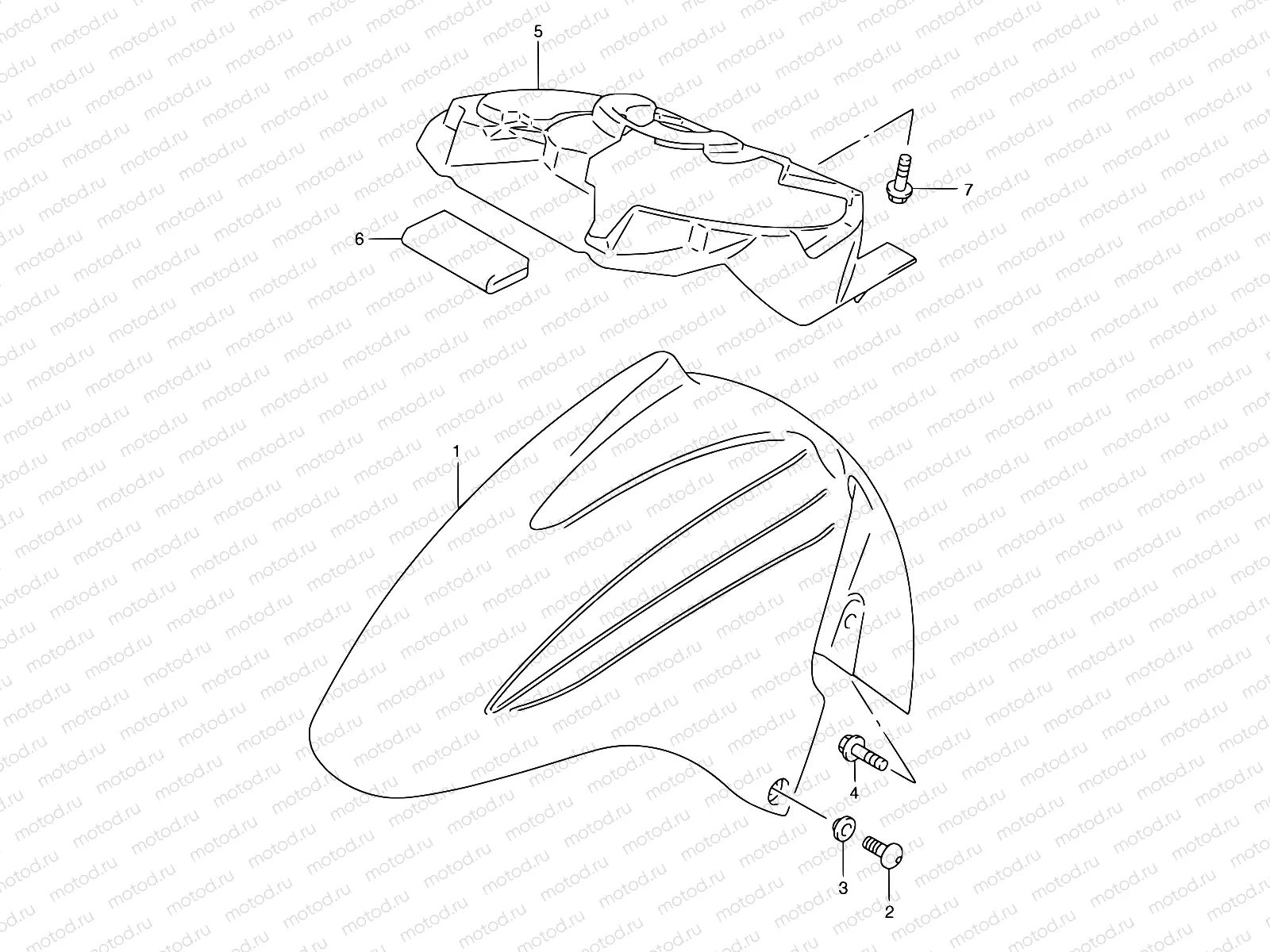 44A - FRONT FENDER (MODEL Y)