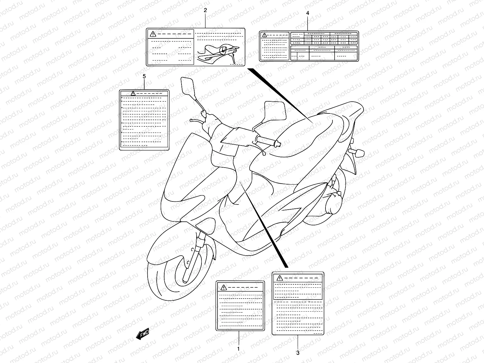 44A - LABEL (MODEL K1)