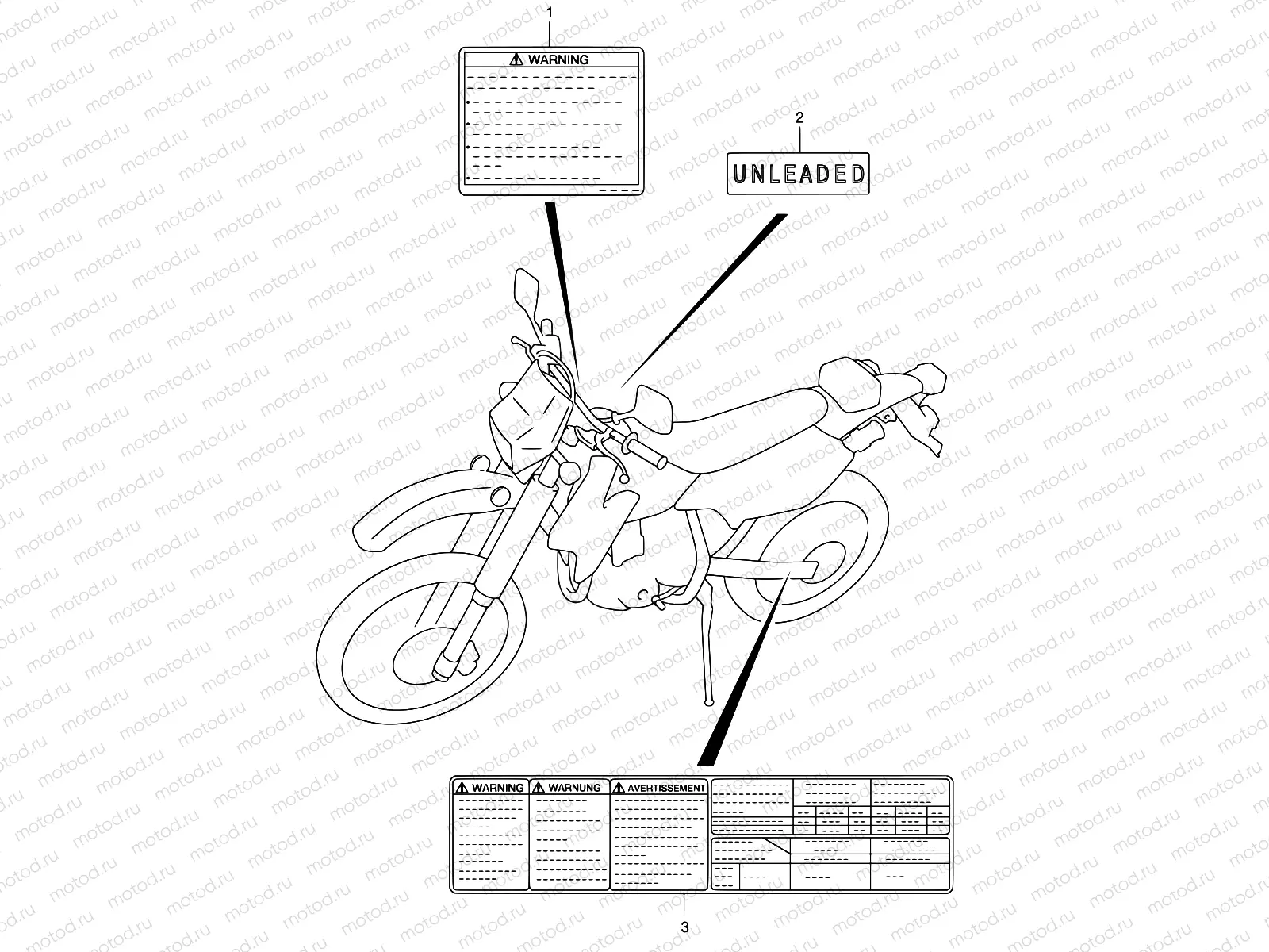 44A - LABEL (MODEL K1/K2/K3/K4)