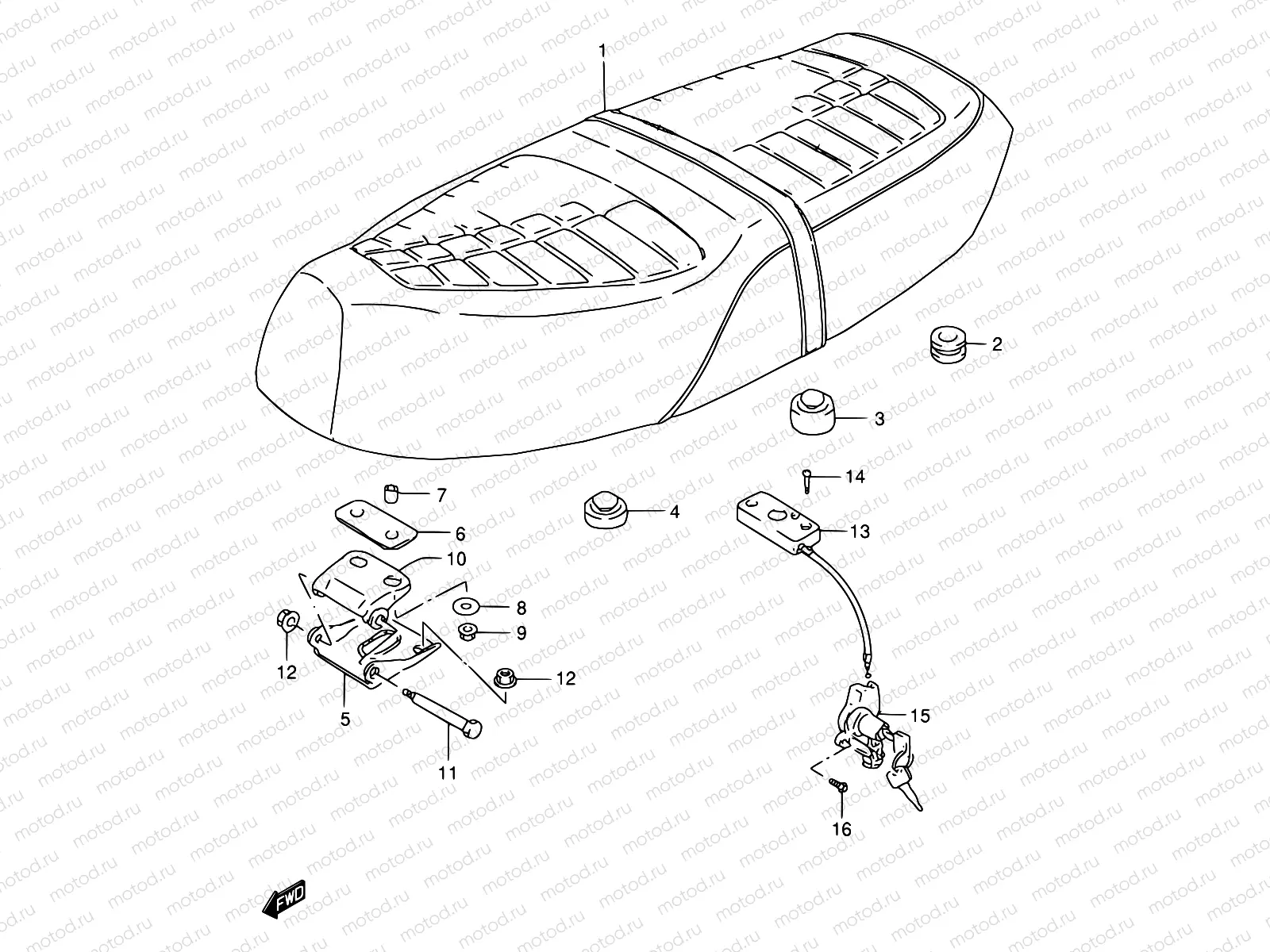 44A - SEAT (MODEL V/X/Y)