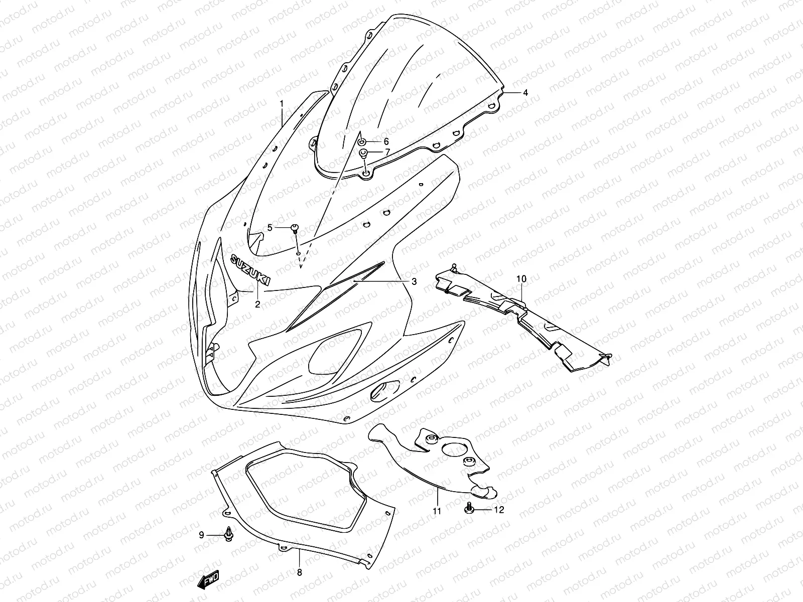 45 - COWLING BODY (MODEL K4)