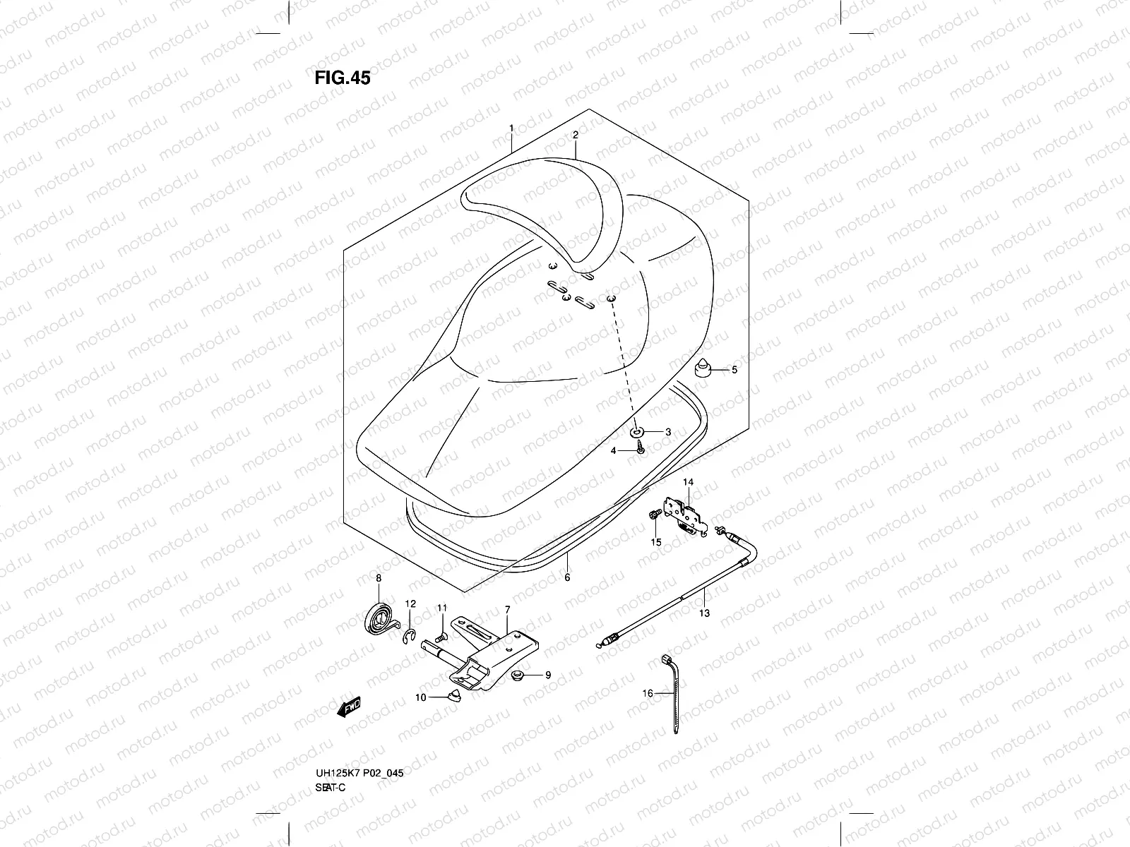 45 - FIG. 45 (F-13) SEAT