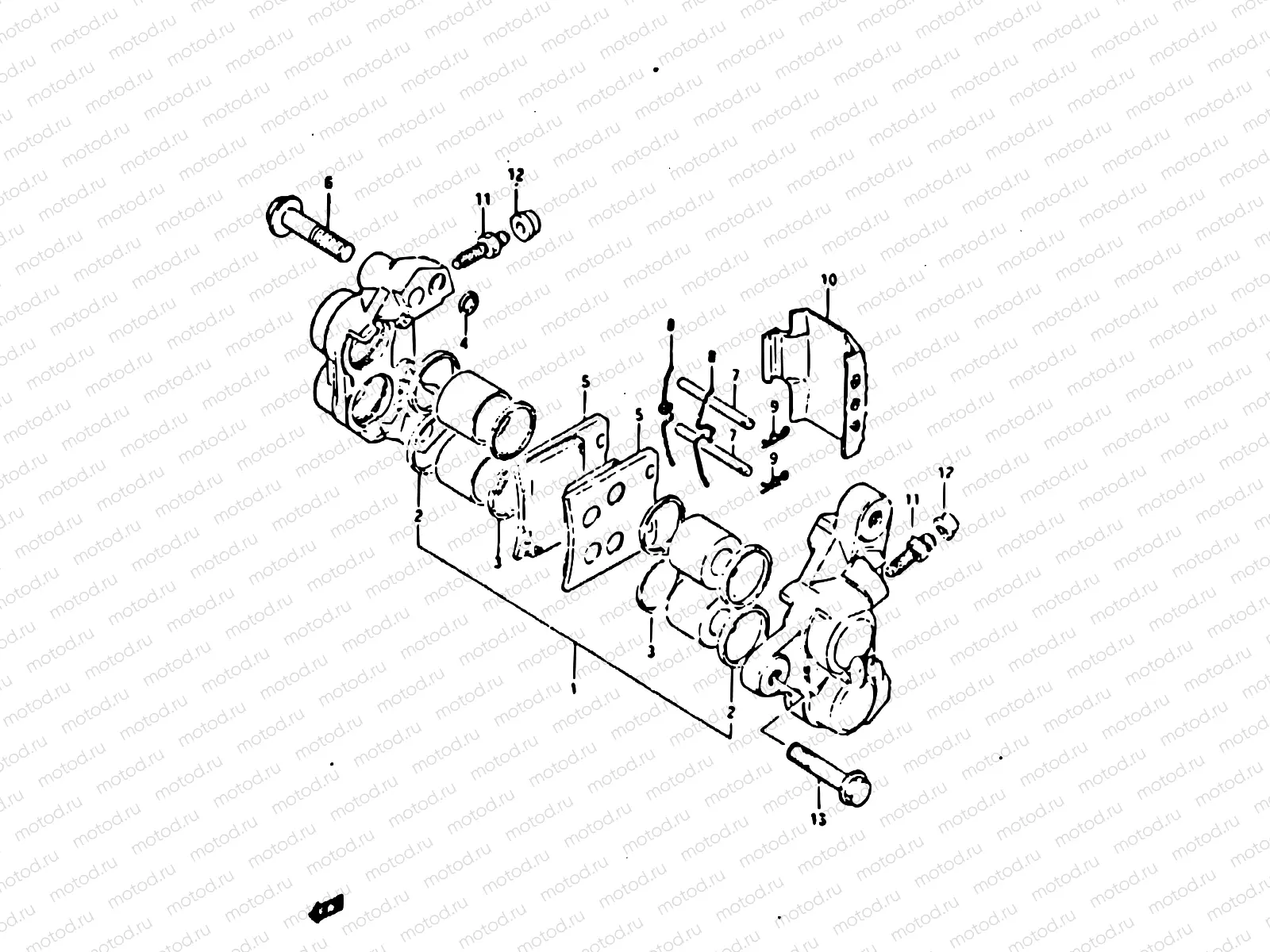 45 - FR. CALIPERS