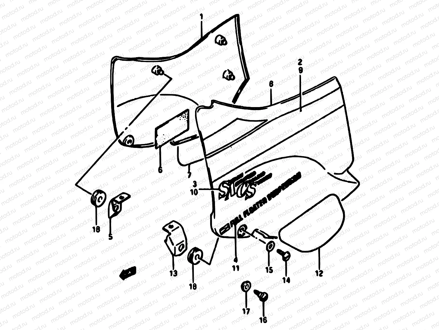 45 - FRAME COVER (MODEL F/G)