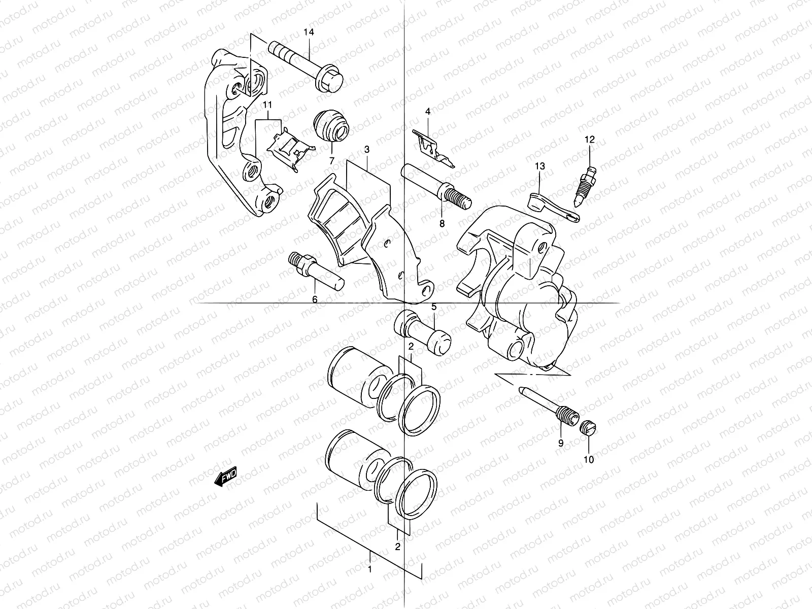 45 - FRONT CALIPER