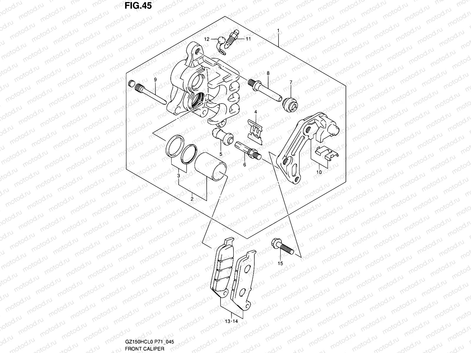45 - FRONT CALIPER