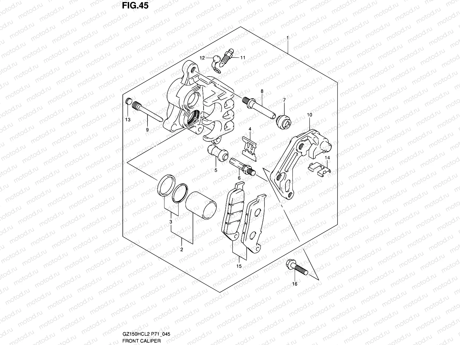45 - FRONT CALIPER