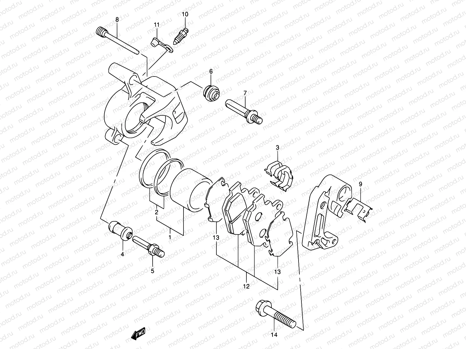 45 - FRONT CALIPER