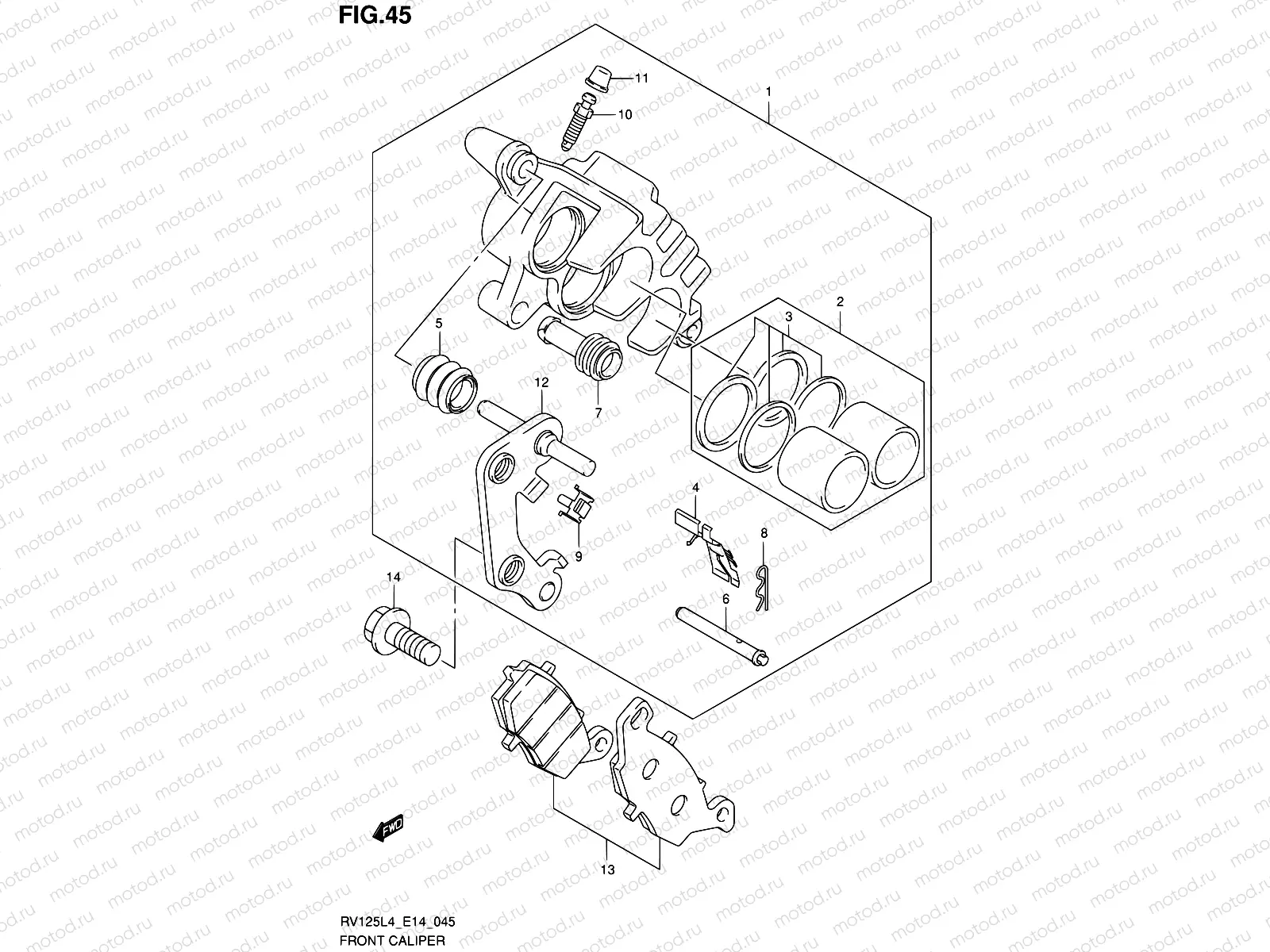 45 - FRONT CALIPER