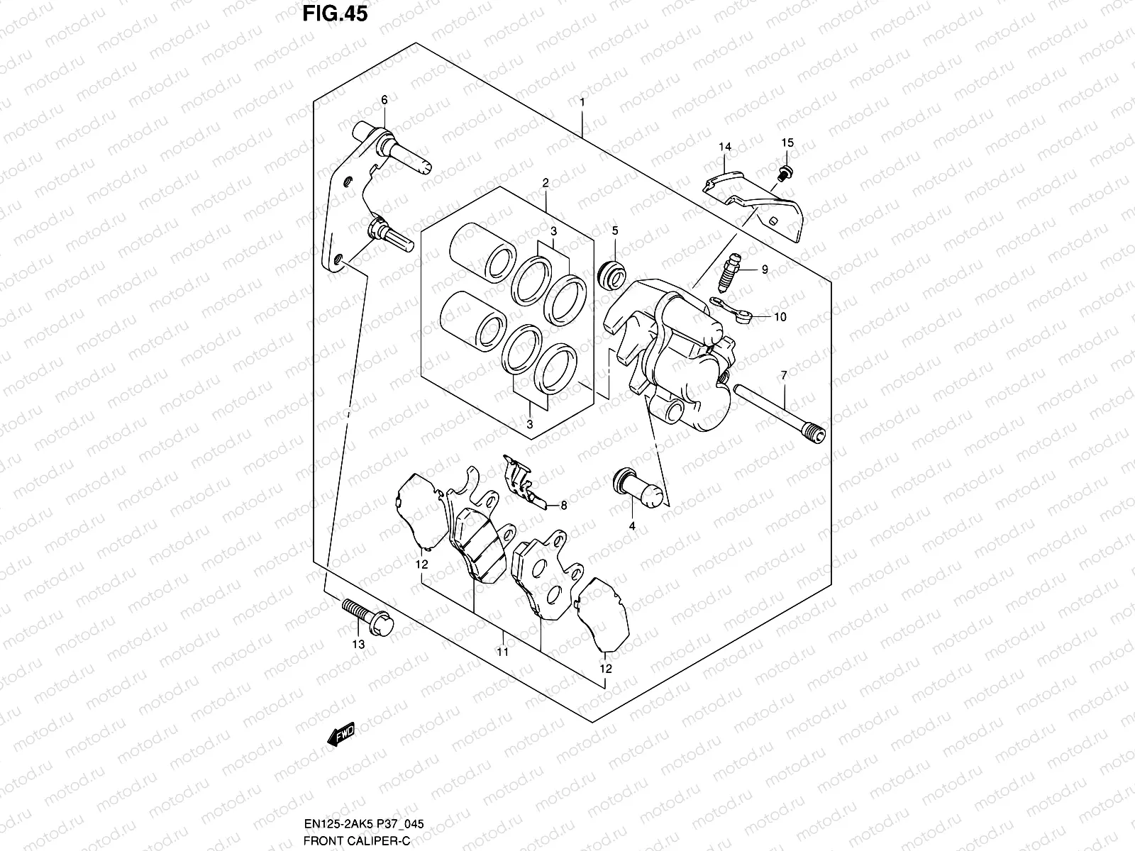 45 - FRONT CALIPER
