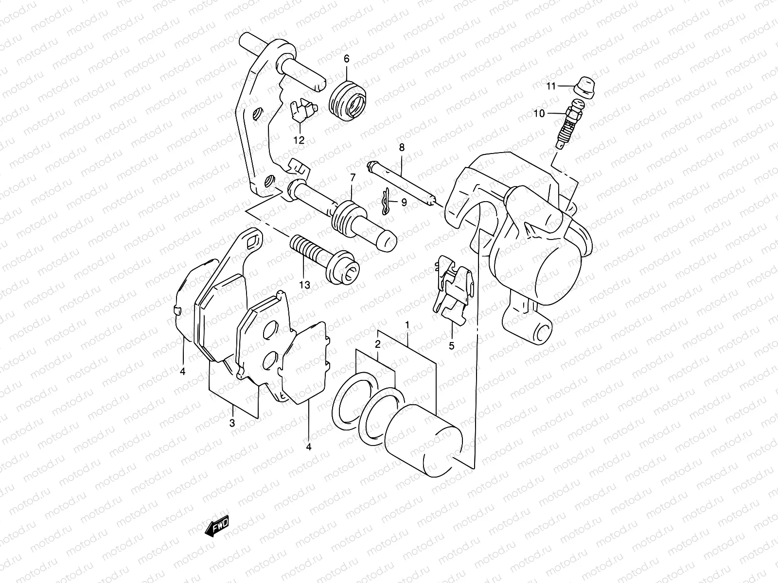 45 - FRONT CALIPER