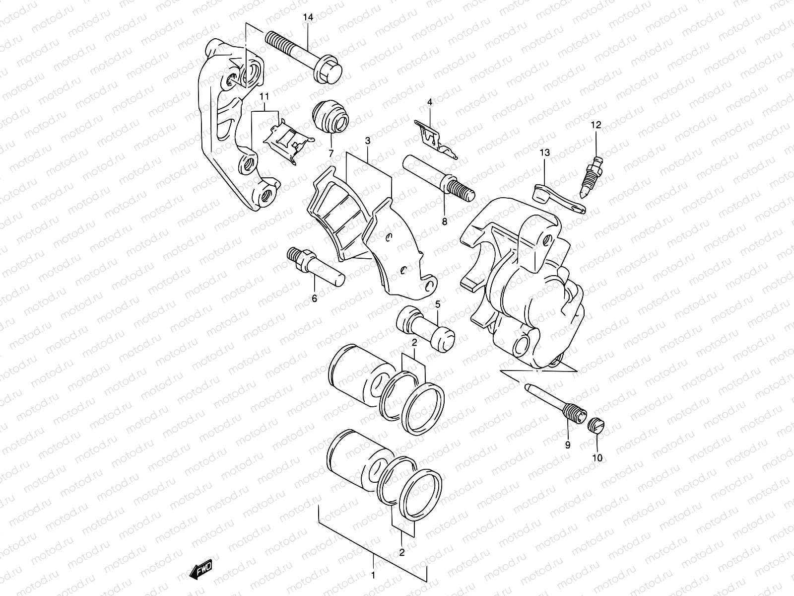 45 - FRONT CALIPER