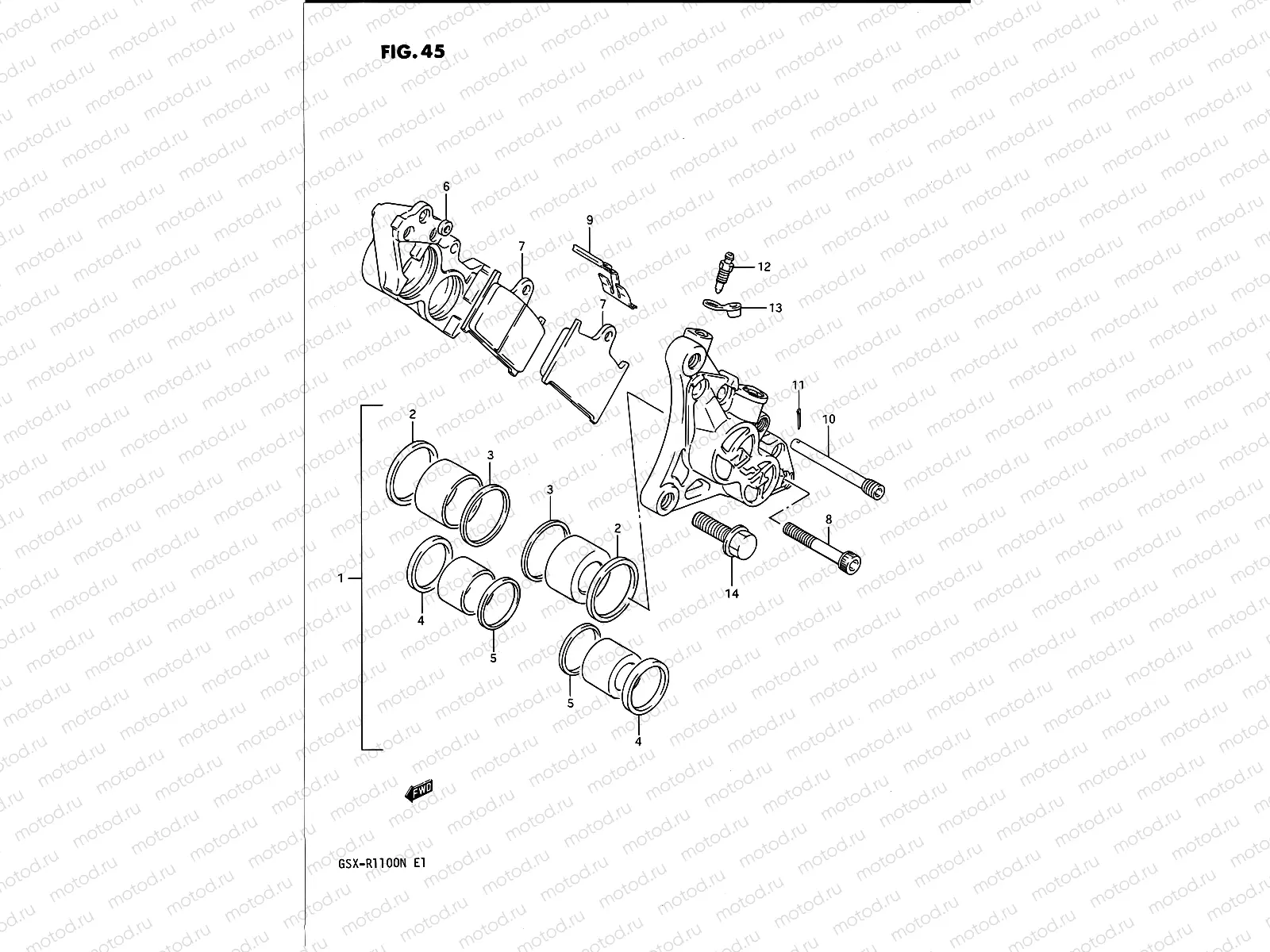 45 - FRONT CALIPERS