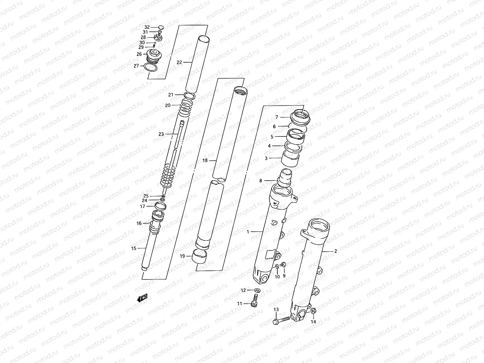 45 - FRONT DAMPER