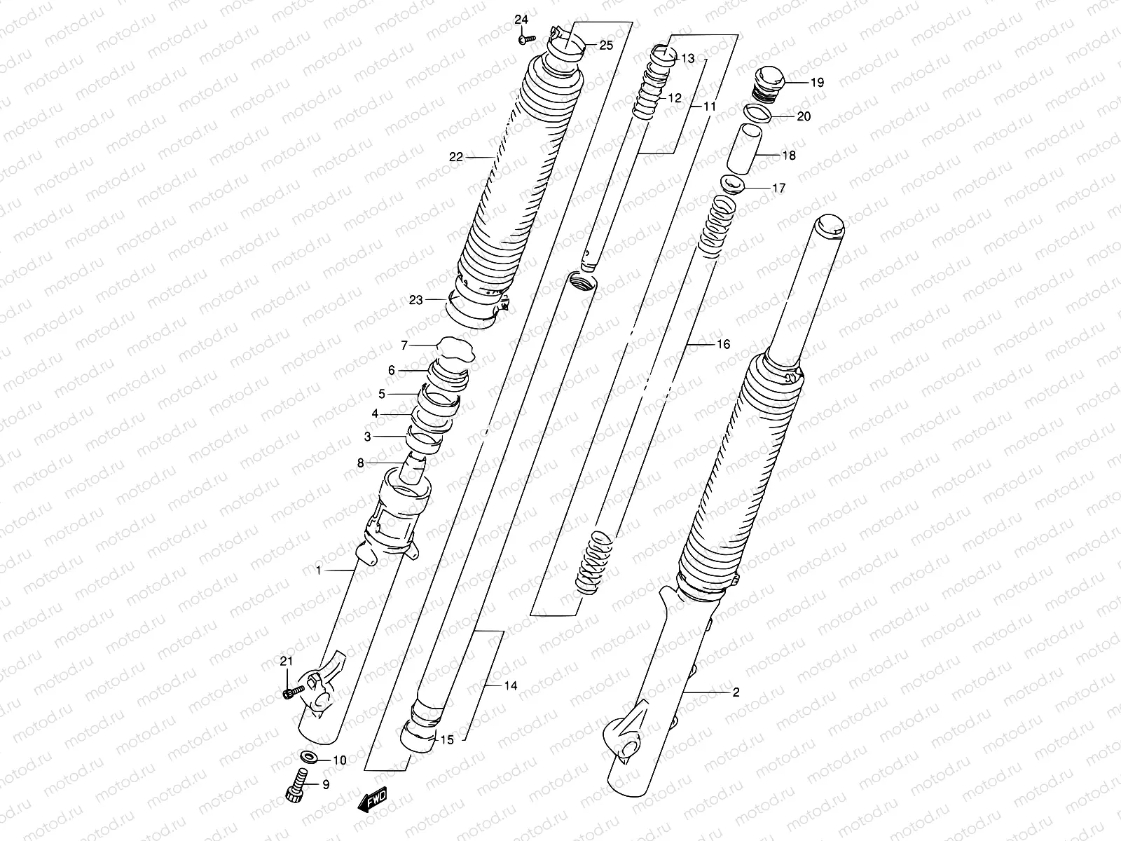 45 - FRONT FORK