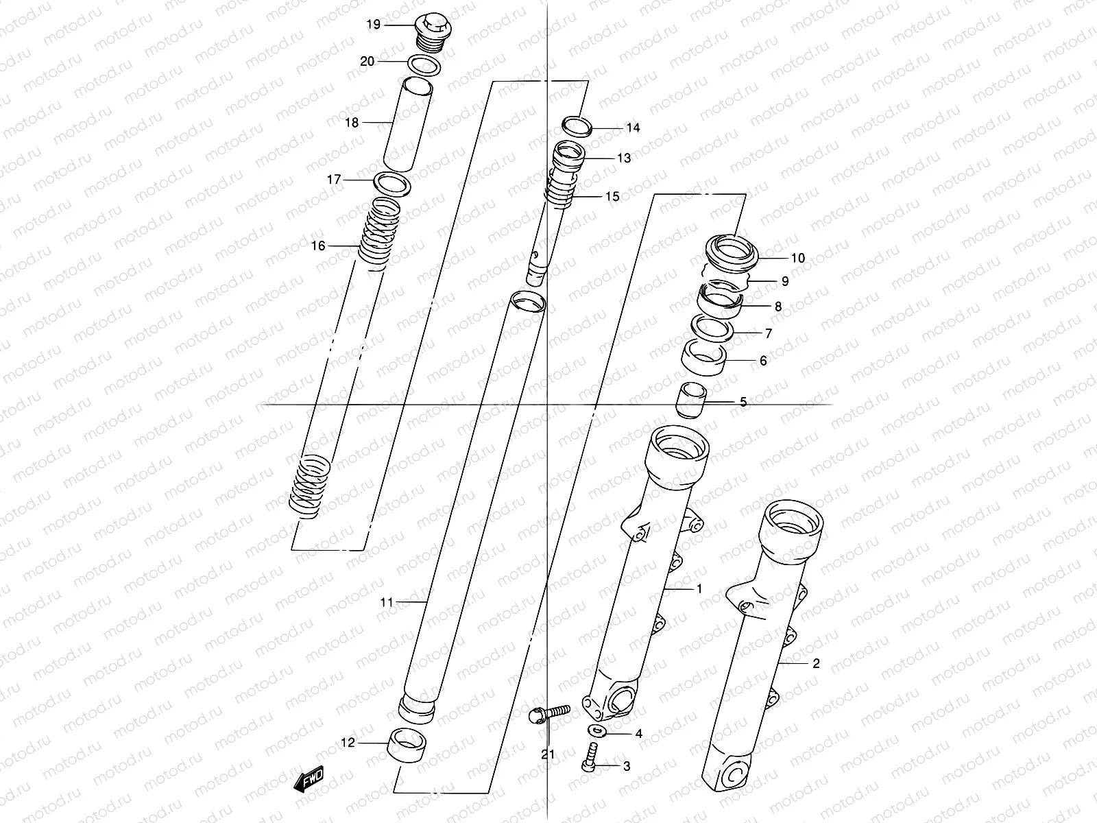 45 - FRONT FORK DAMPER