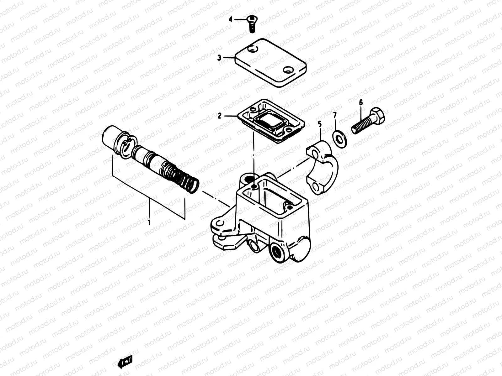 45 - FRONT MASTER CYLINDER
