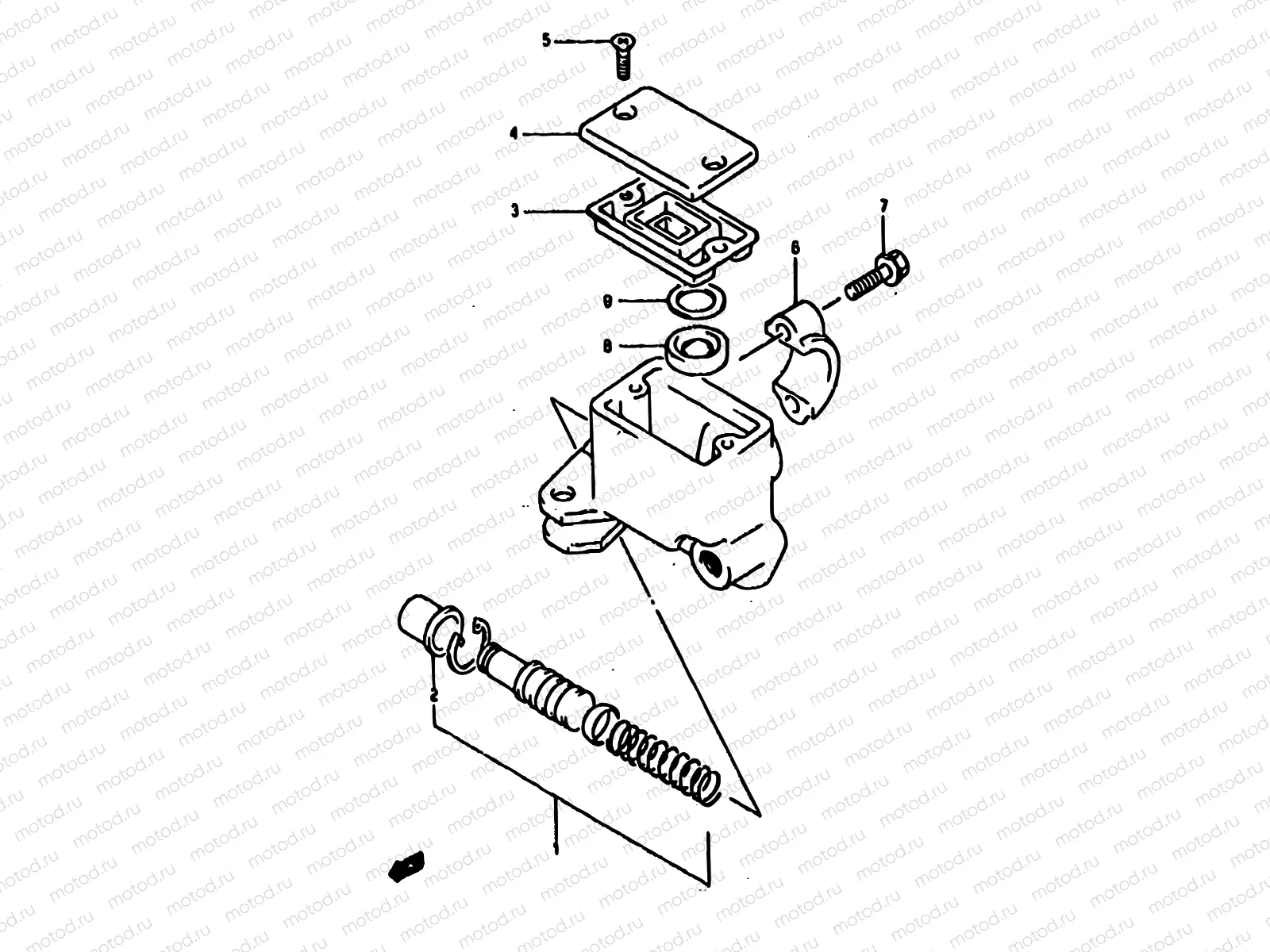 45 - FRONT MASTER CYLINDER