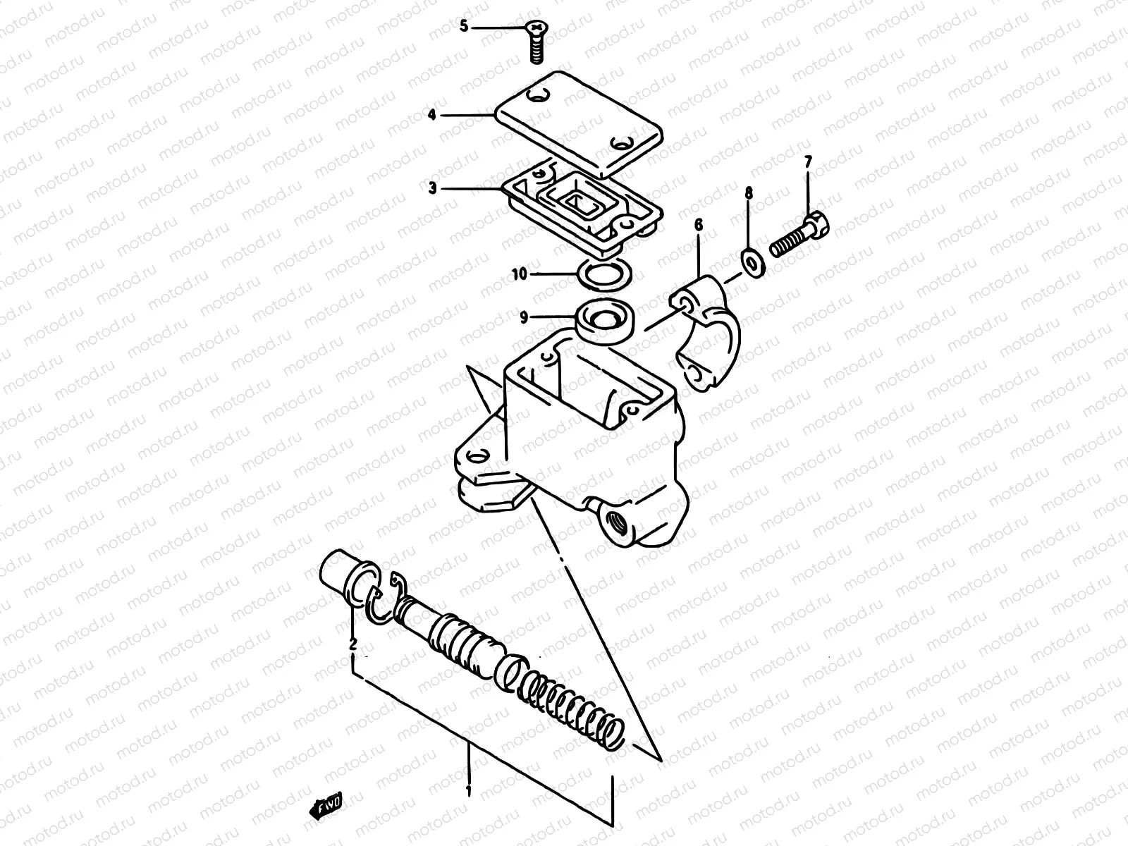 45 - FRONT MASTER CYLINDER
