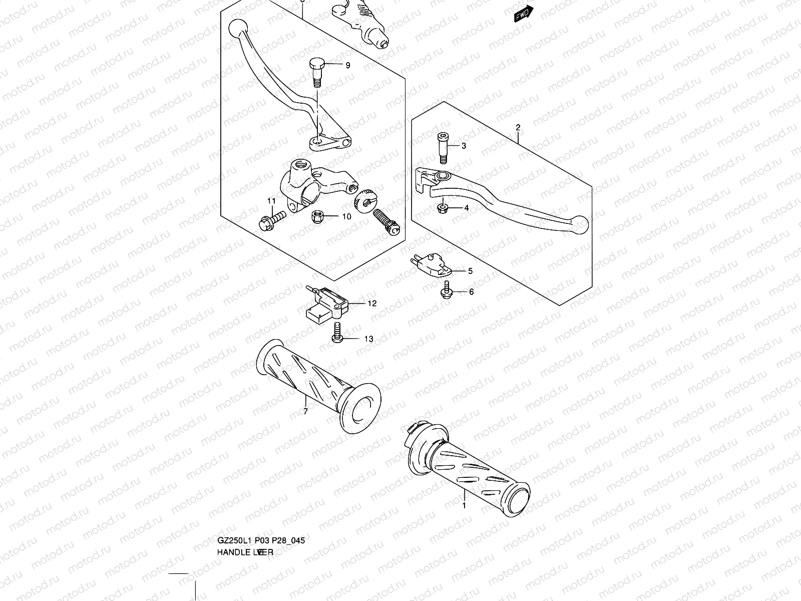 45 - HANDLE LEVER