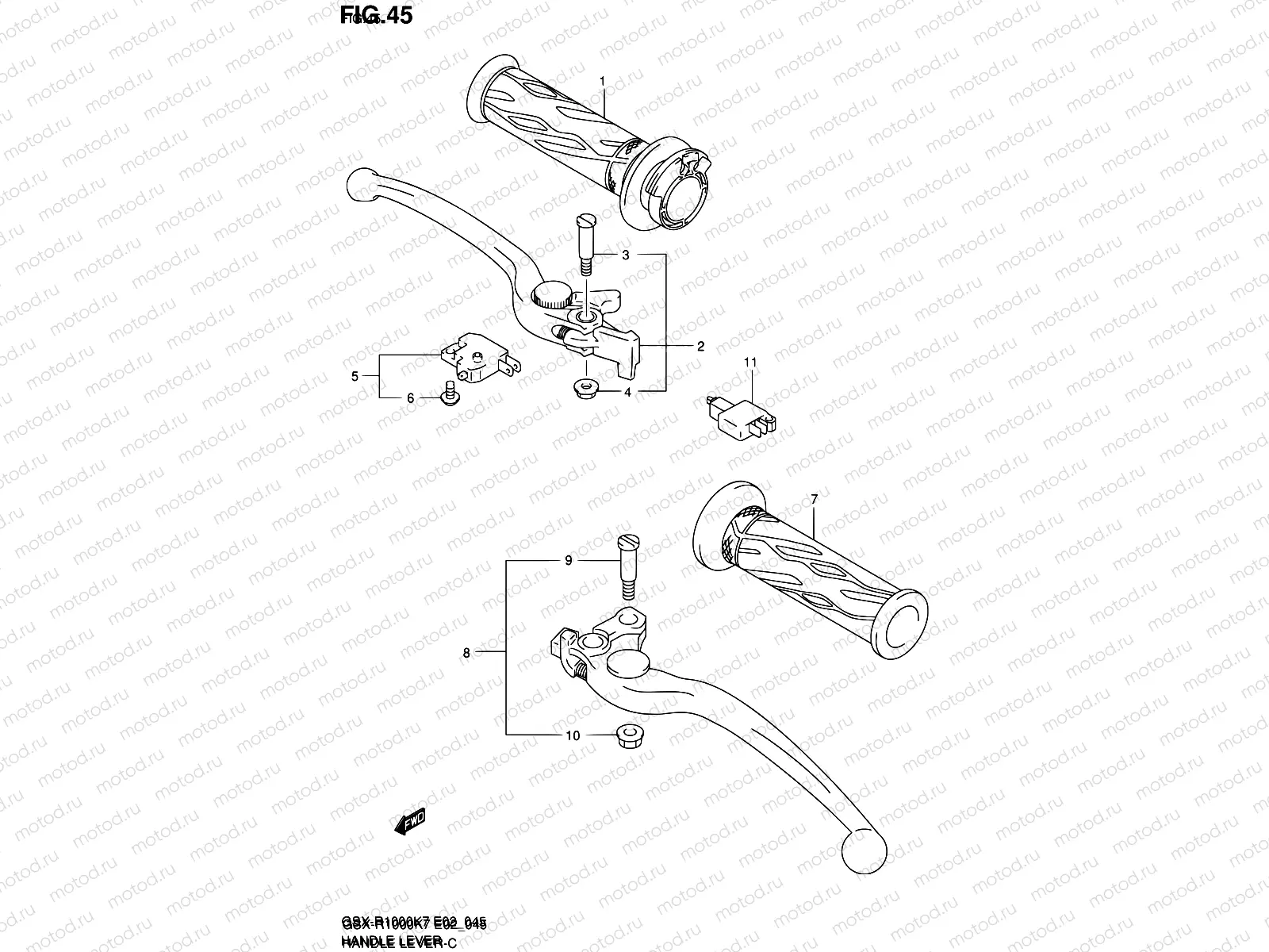 45 - HANDLE LEVER