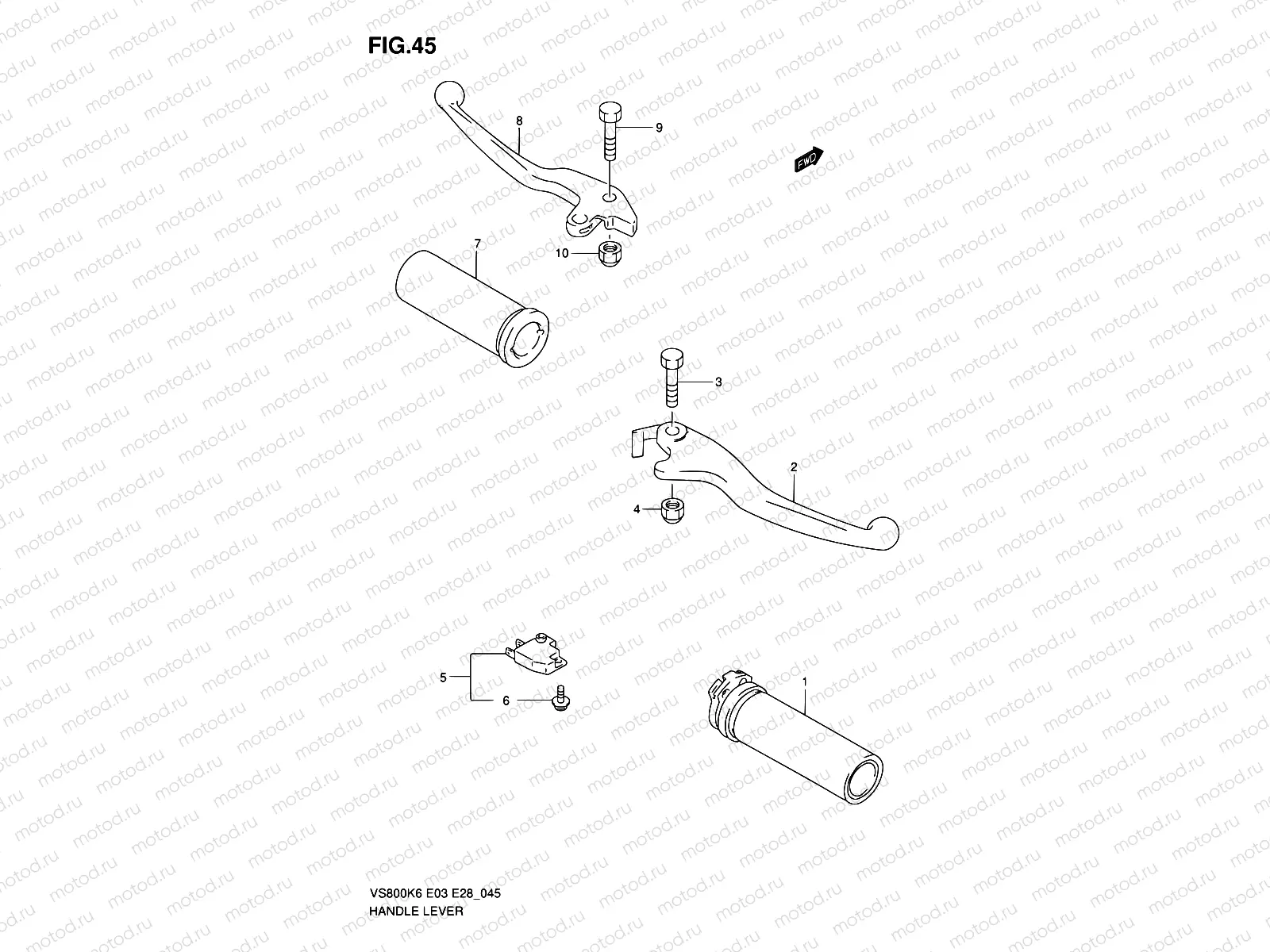 45 - HANDLE LEVER