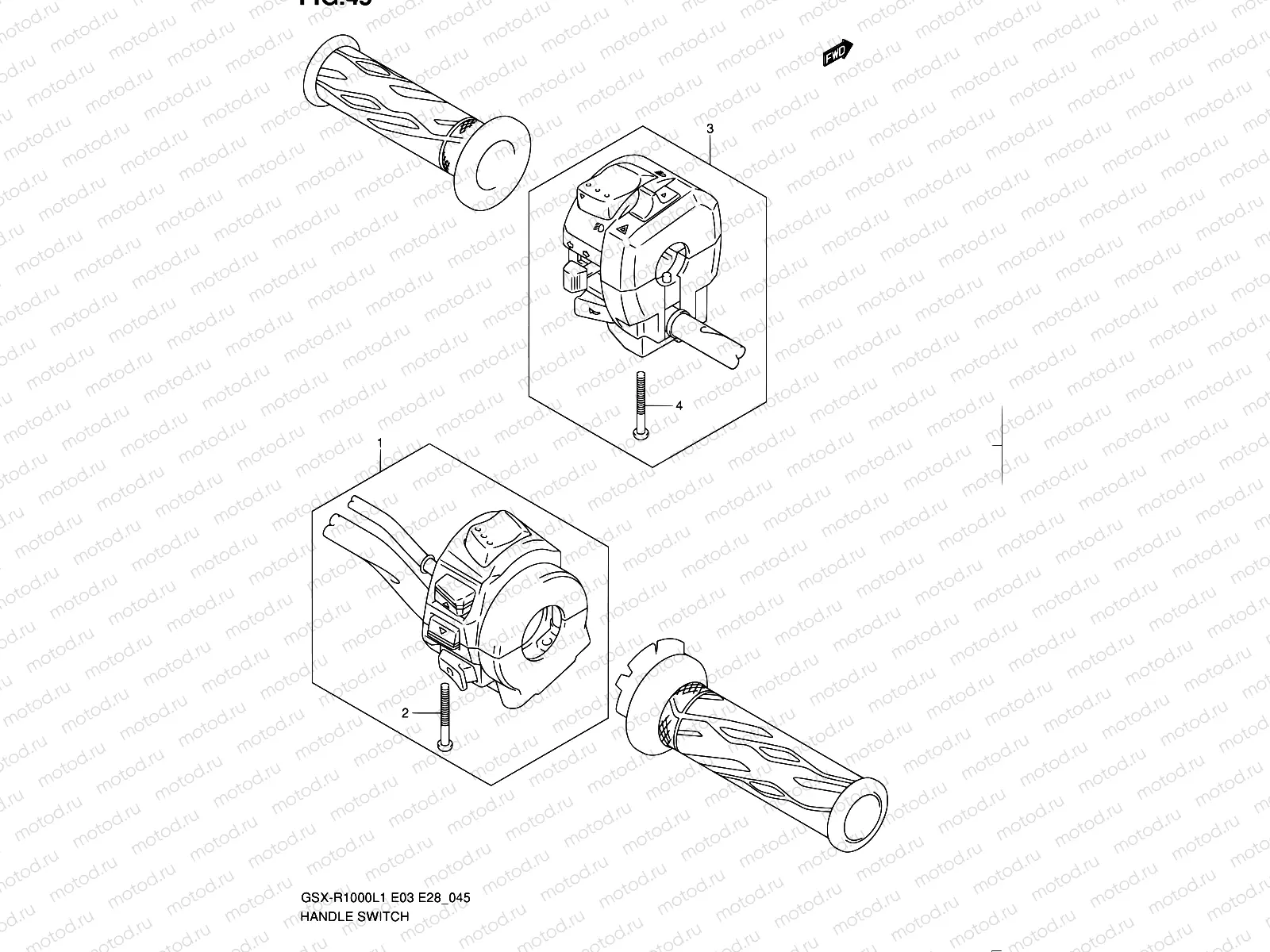 45 - HANDLE SWITCH