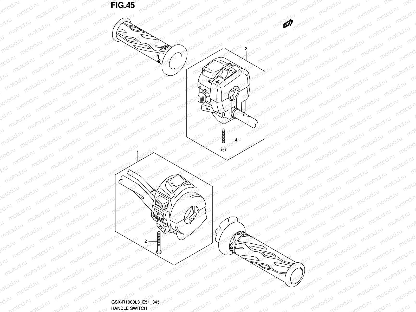 45 - HANDLE SWITCH