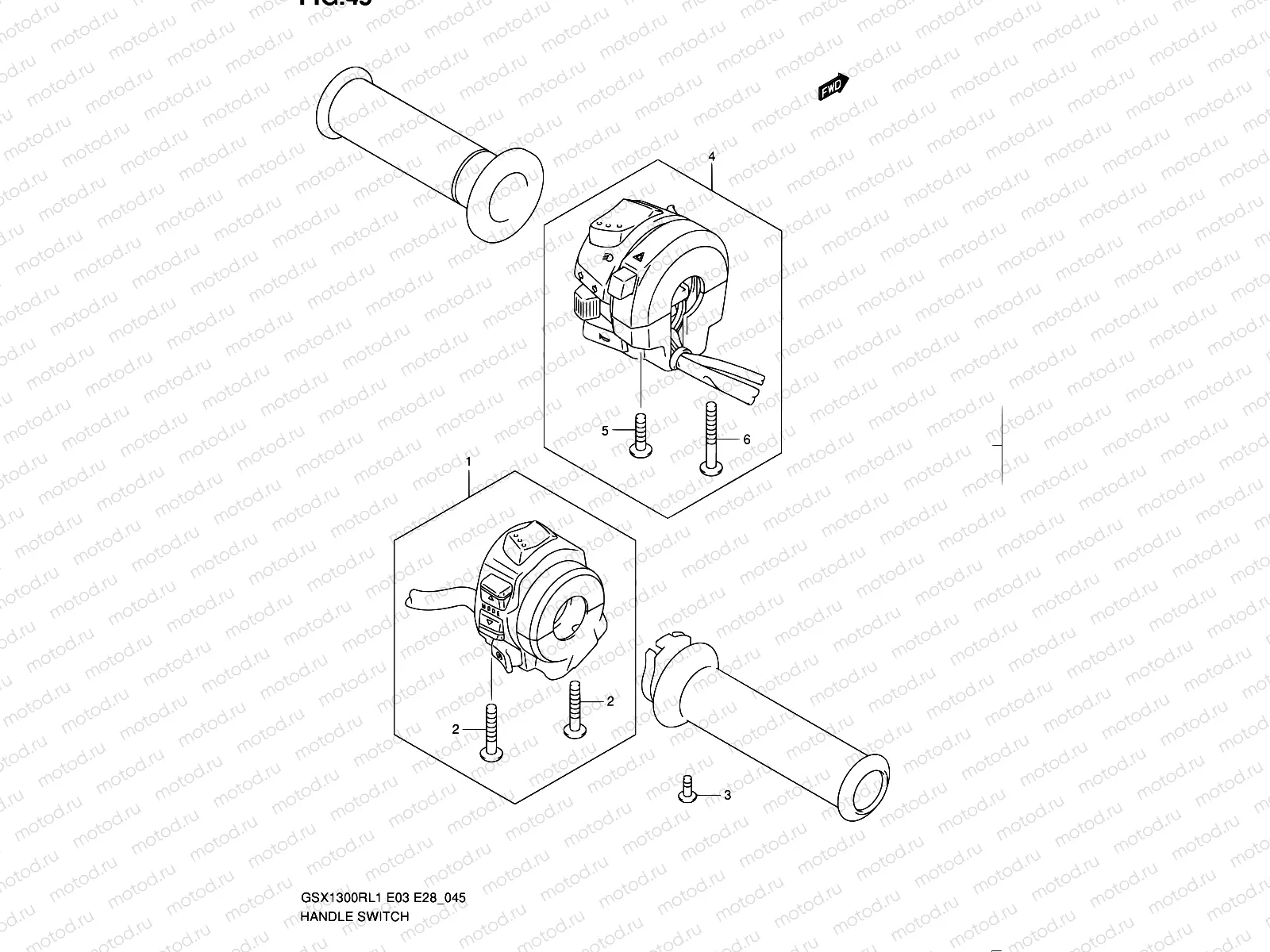 45 - HANDLE SWITCH