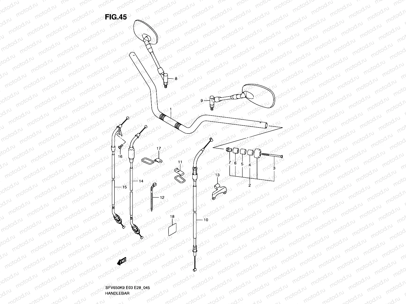 45 - HANDLEBAR