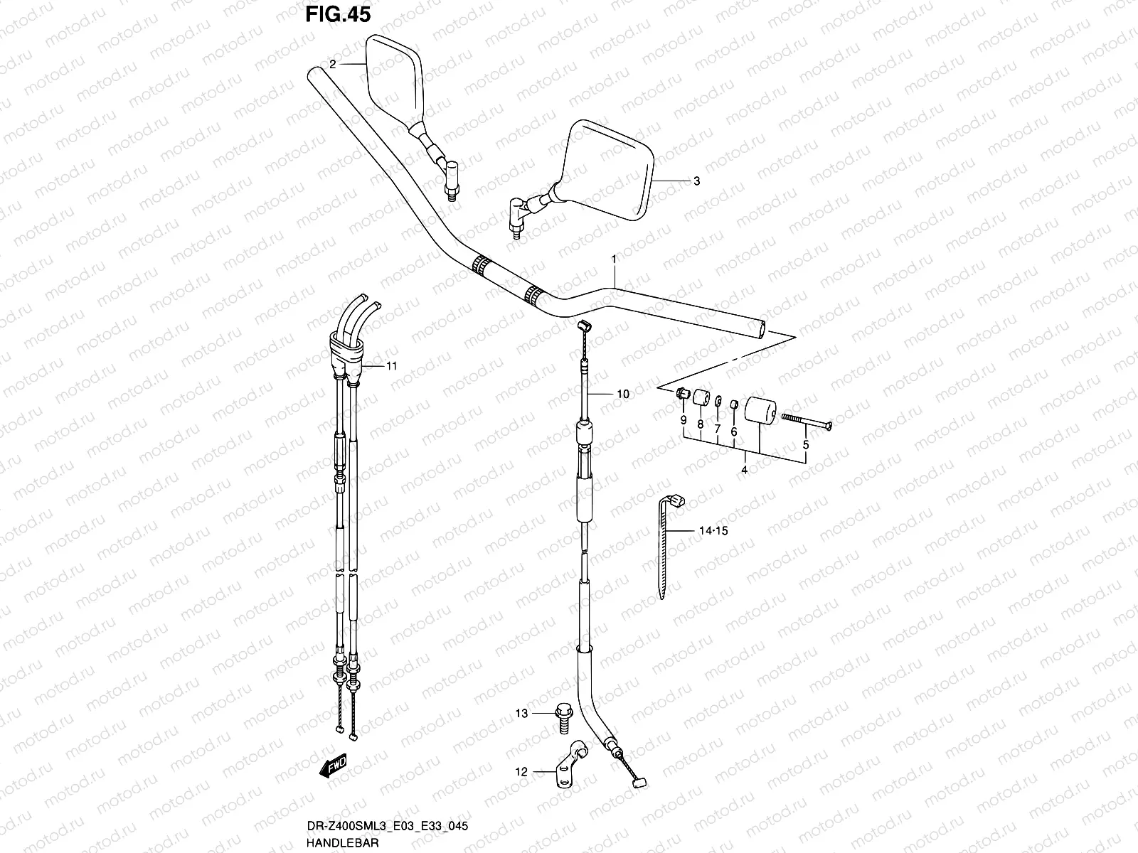 45 - HANDLEBAR