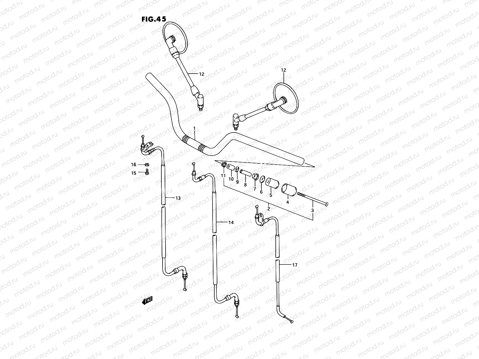 45 - HANDLEBAR