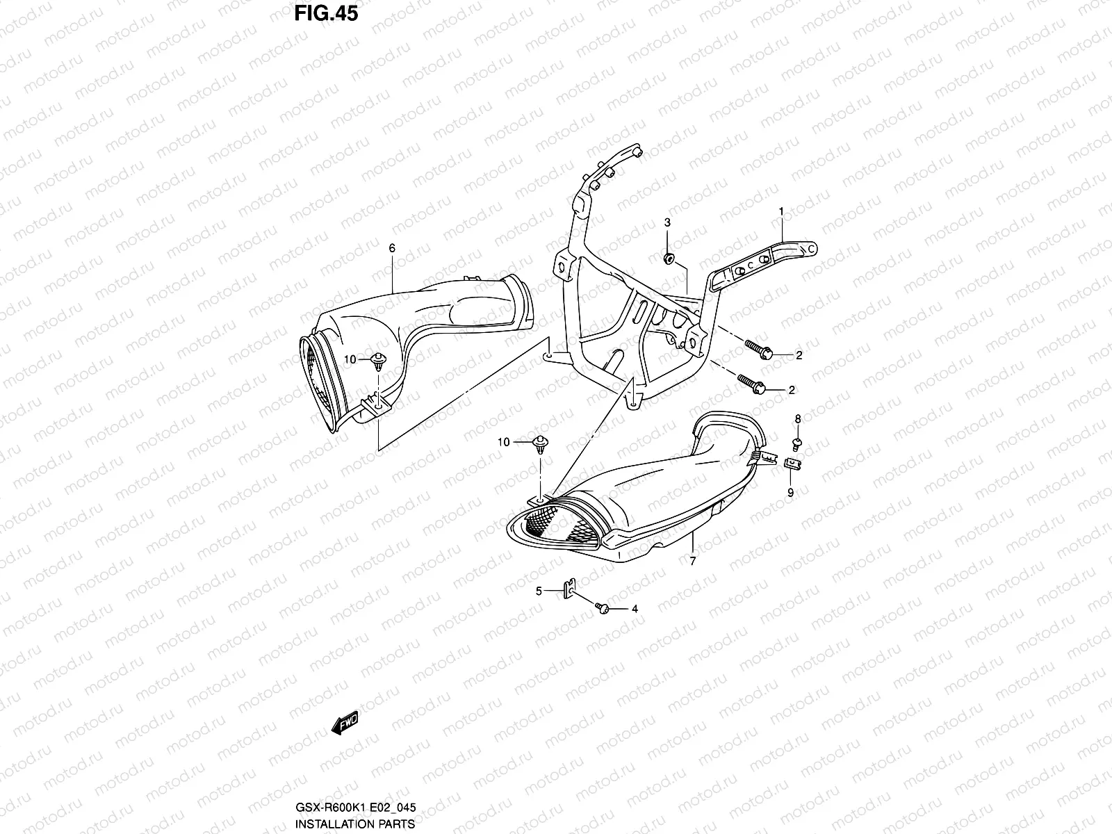 45 - INSTALLATION PARTS