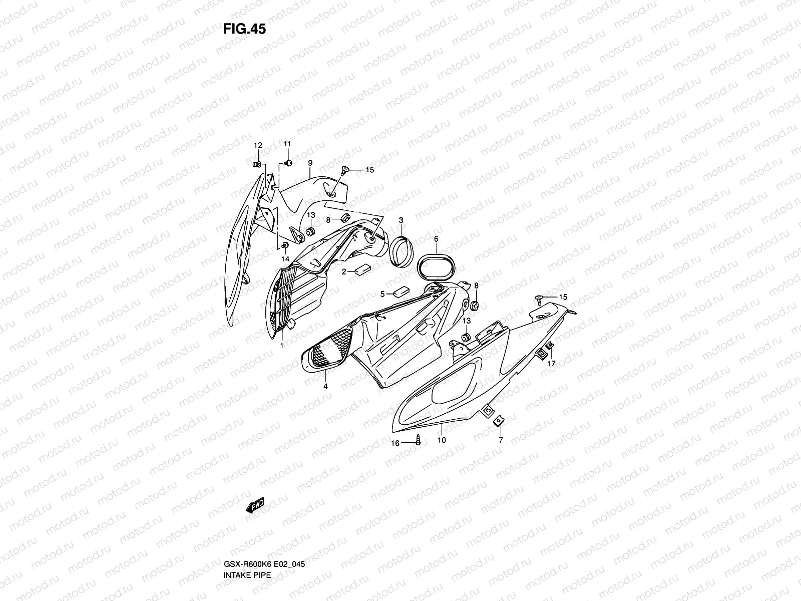 45 - INTAKE PIPE