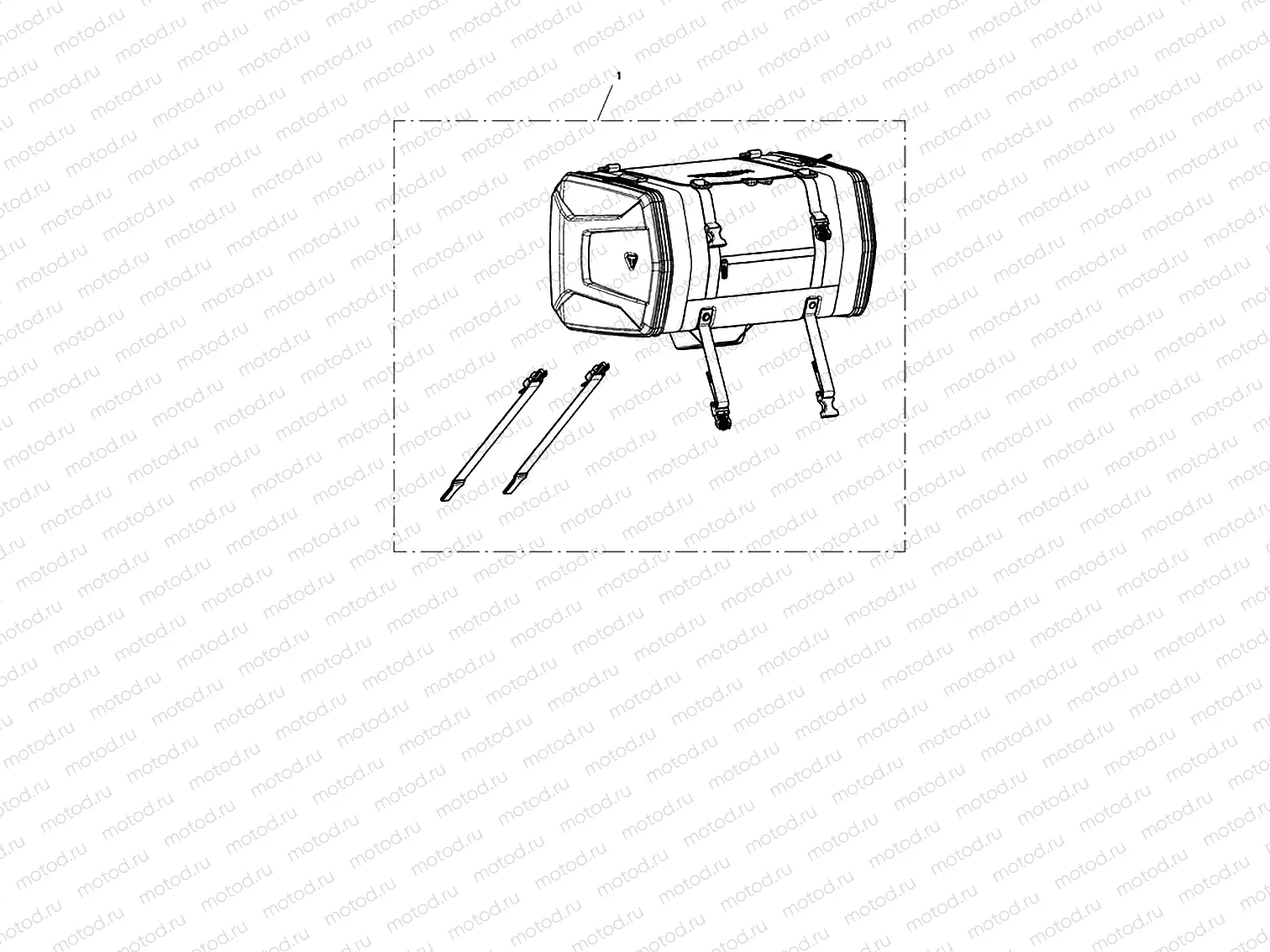 45 L tail pack